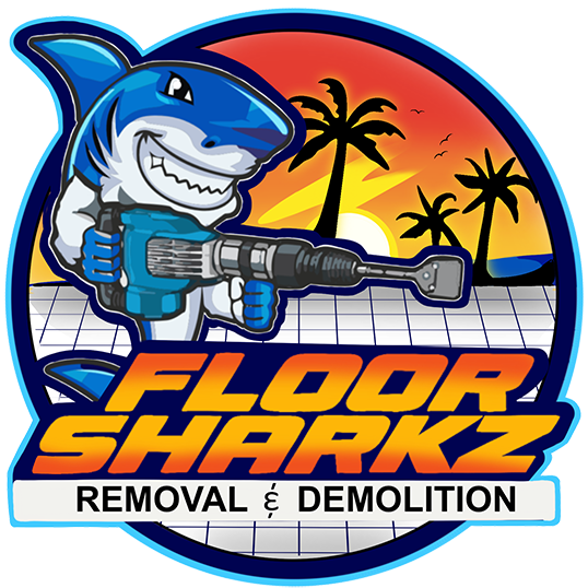 Floor Sharkz Floor Removal & Demolition Circle Logo